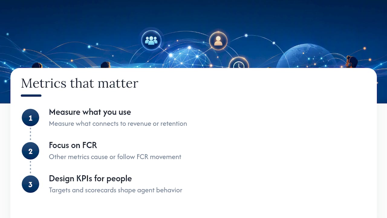 The metrics that matter most are the ones you'll actually use — overview diagram