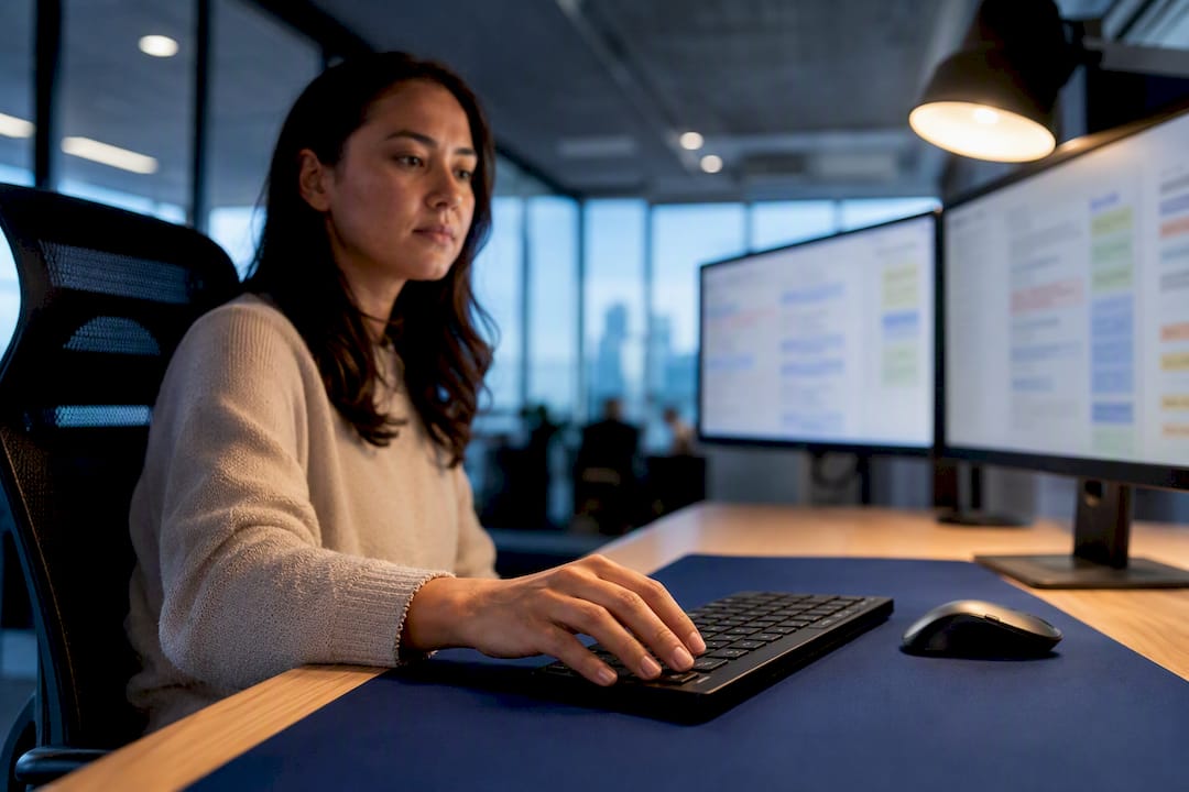 Operations specialist routing requests across queues