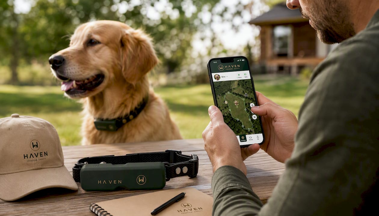 HAVEN Freedom Wireless GPS Dog Fence and Tracking Collar