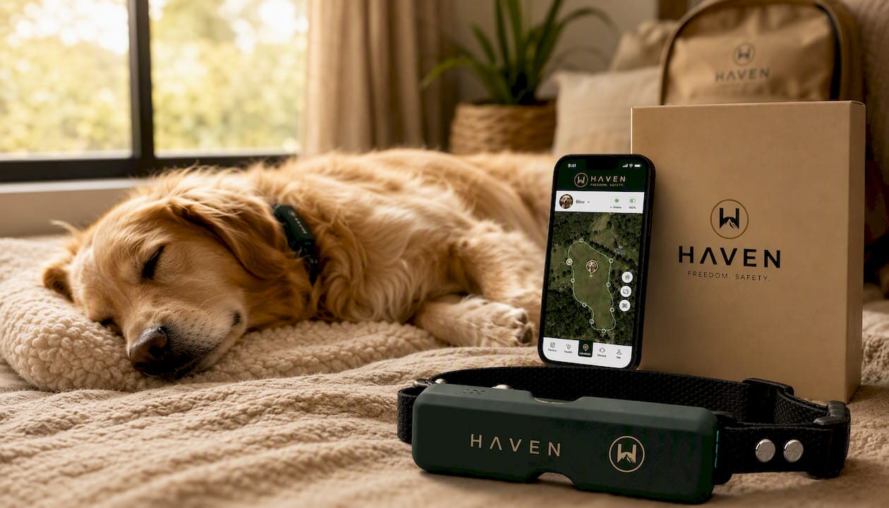 HAVEN Freedom Wireless GPS Dog Fence and Tracking Collar