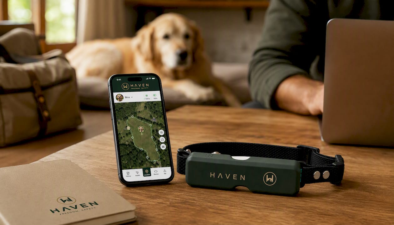 HAVEN Freedom Wireless GPS Dog Fence and Tracking Collar