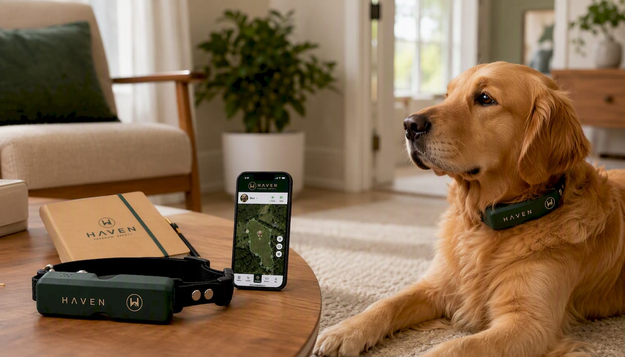 HAVEN Freedom Wireless GPS Dog Fence and Tracking Collar