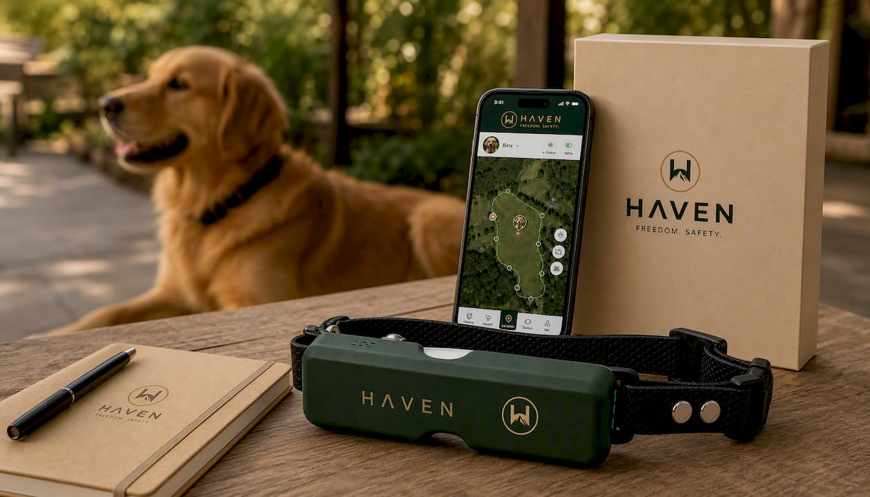 HAVEN Freedom Wireless GPS Dog Fence and Tracking Collar