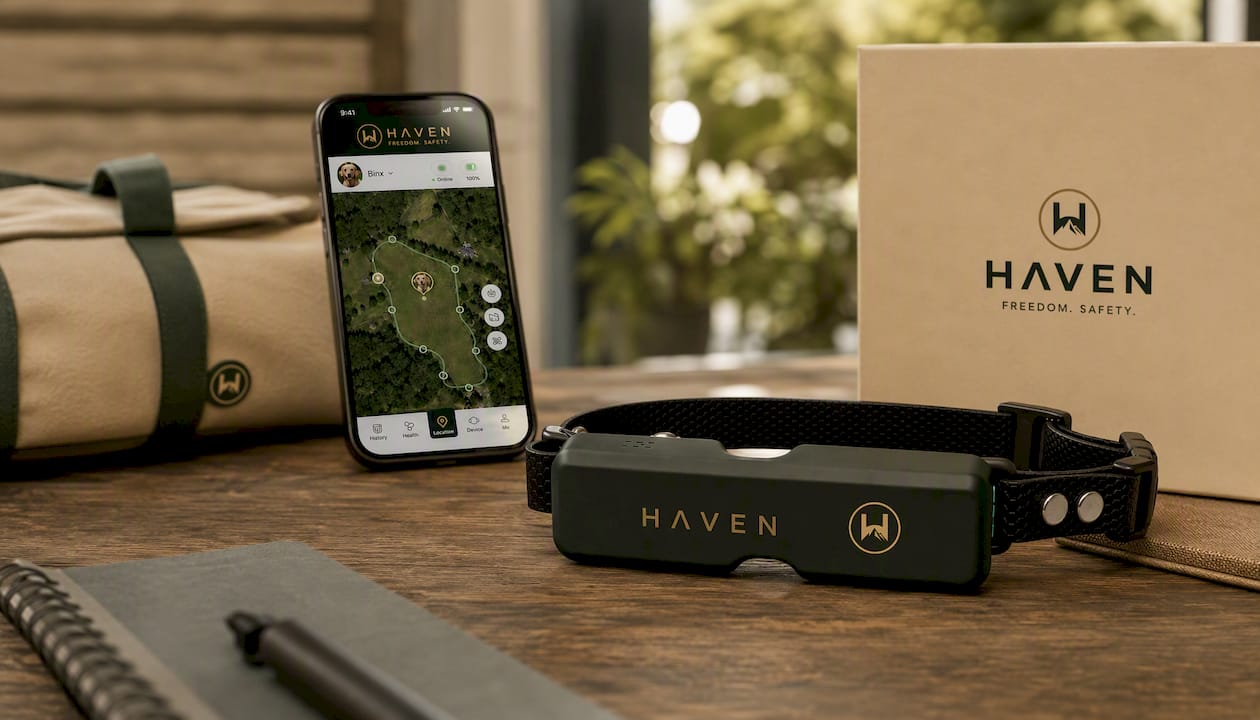 HAVEN Freedom Wireless GPS Dog Fence and Tracking Collar