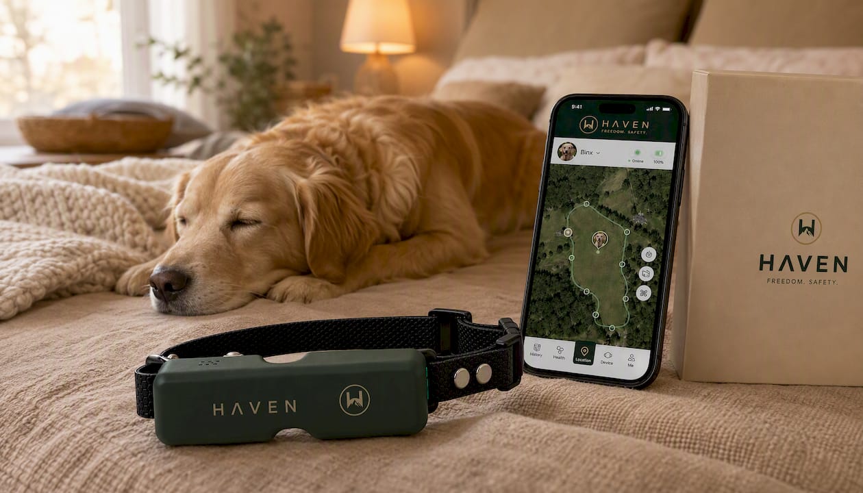 HAVEN Freedom Wireless GPS Dog Fence and Tracking Collar