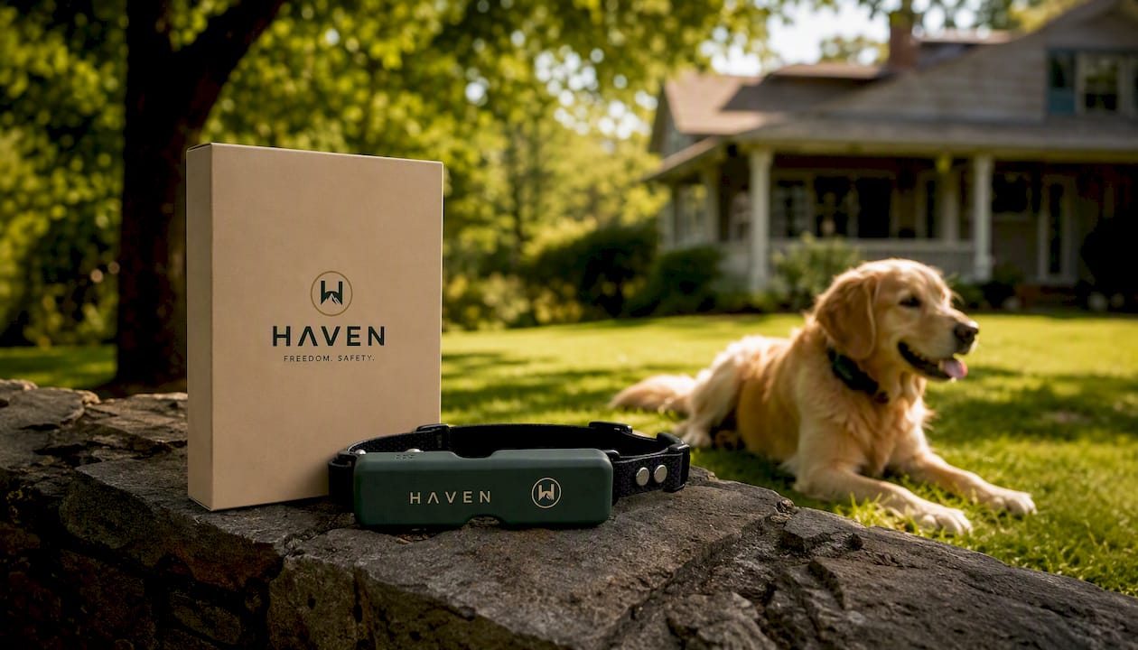 HAVEN Freedom Wireless GPS Dog Fence and Tracking Collar