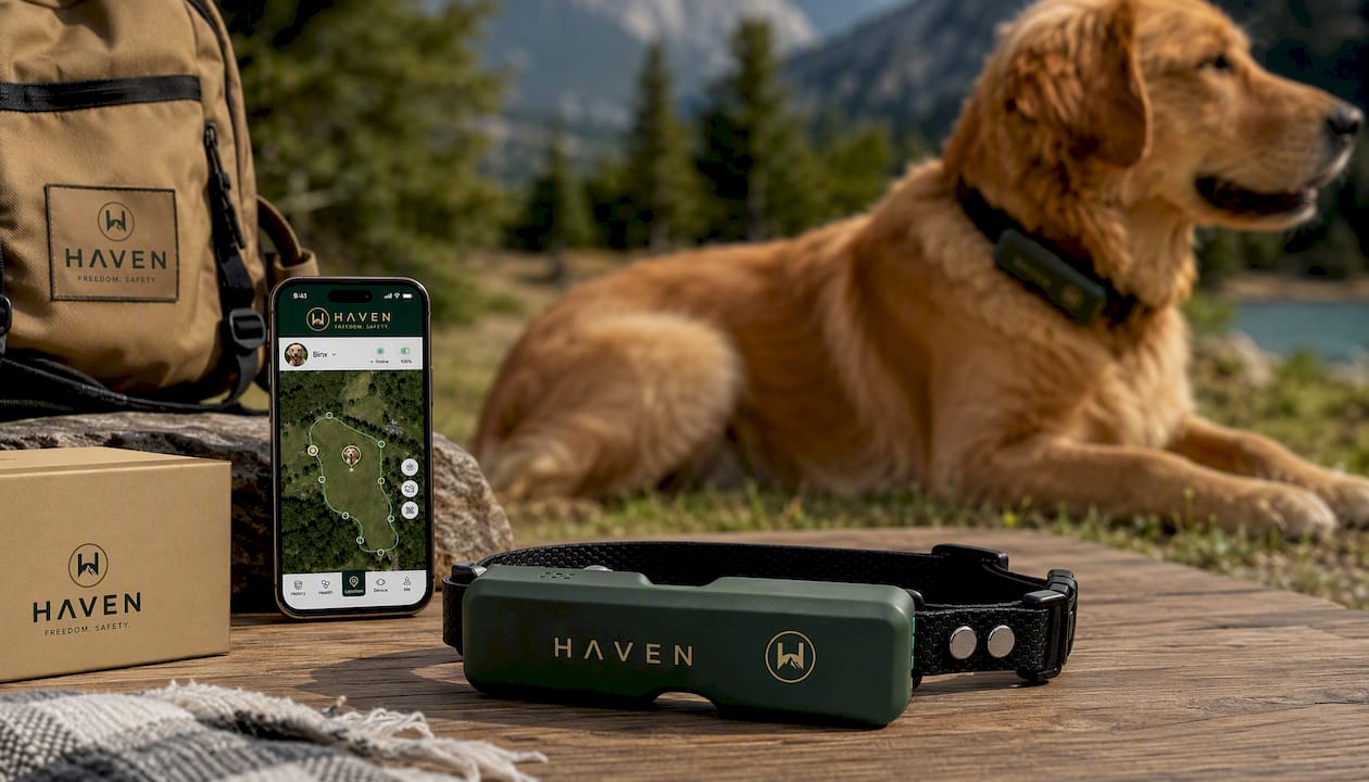 HAVEN Freedom Wireless GPS Dog Fence and Tracking Collar