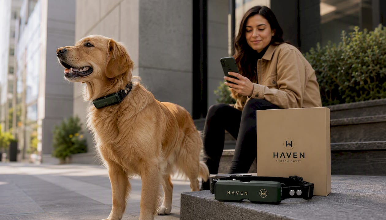 HAVEN Freedom Wireless GPS Dog Fence and Tracking Collar