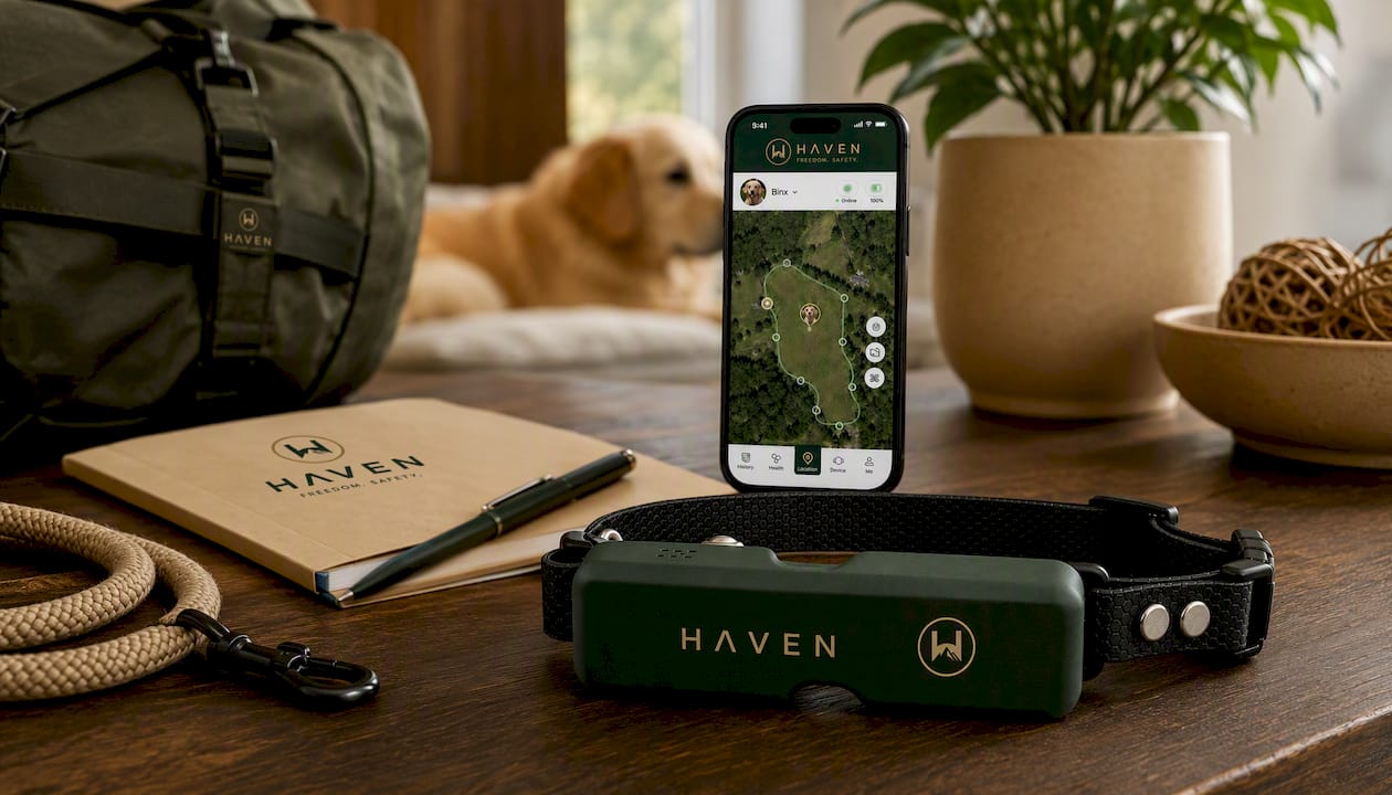 HAVEN Freedom Wireless GPS Dog Fence and Tracking Collar