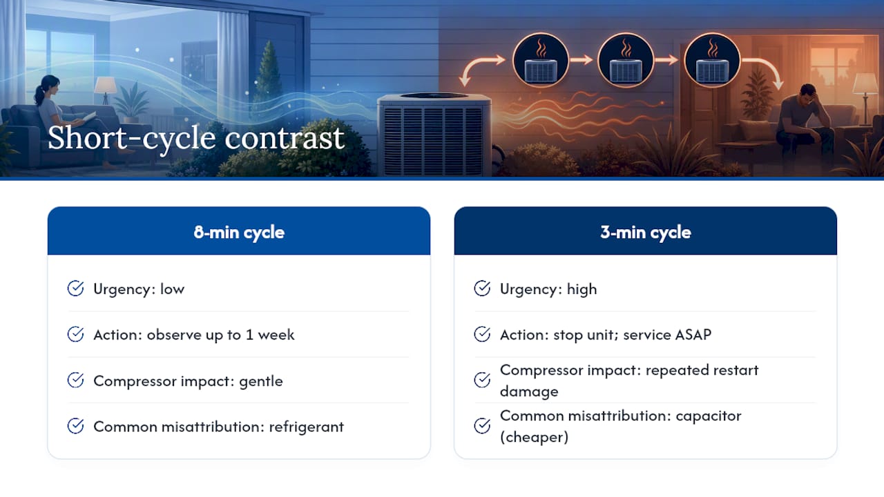 The Real Lesson Behind Short Cycling — overview diagram