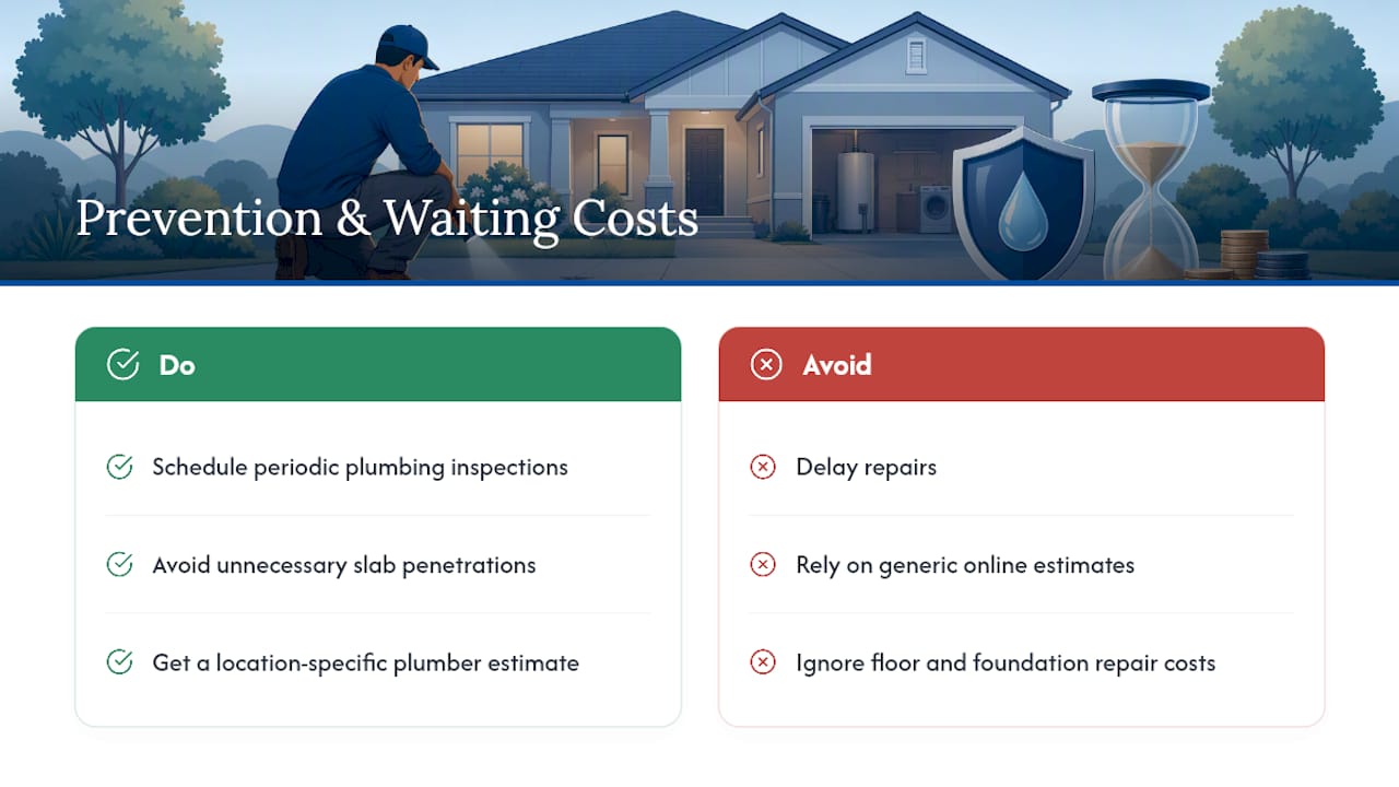 Prevention, Costs, and What Happens If You Wait — overview diagram