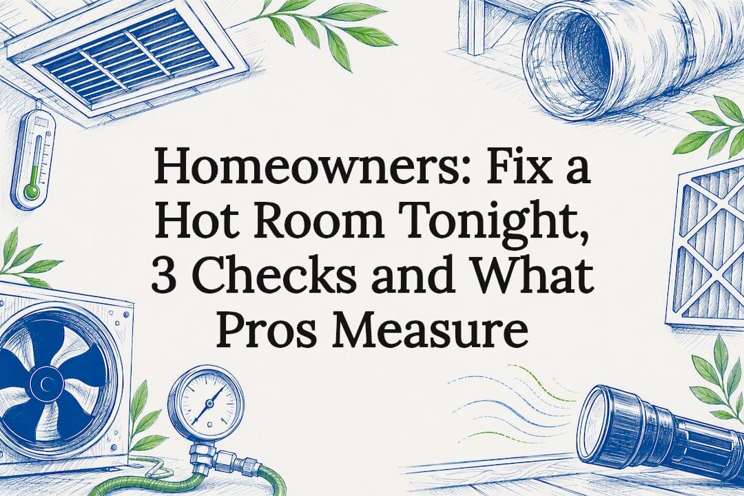 Decorative HVAC troubleshooting title card