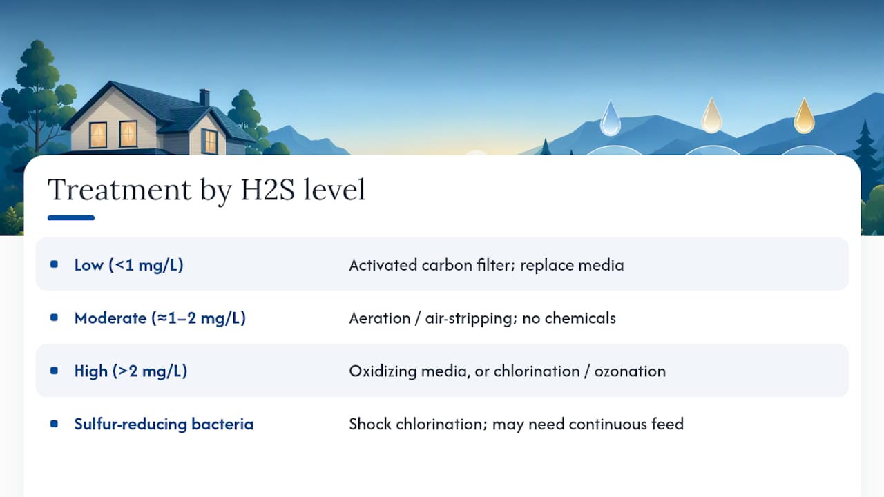 How Do You Get Rid of Sulfur Smell In Water? — overview diagram