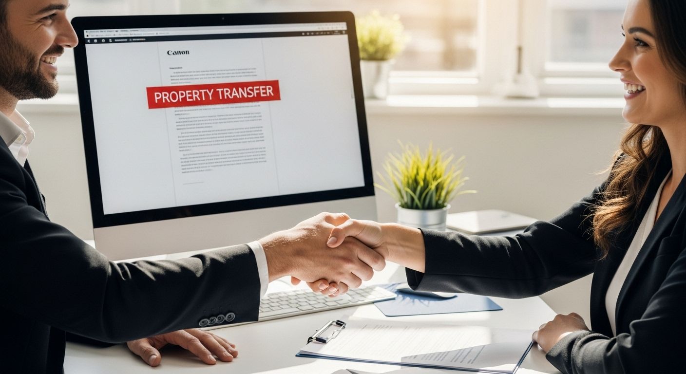 property transfer handshake