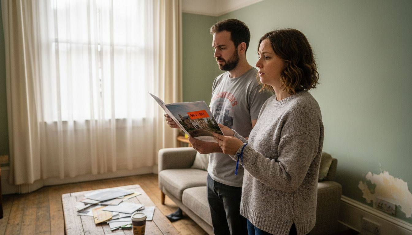 Buyers comparing leasehold and freehold homes