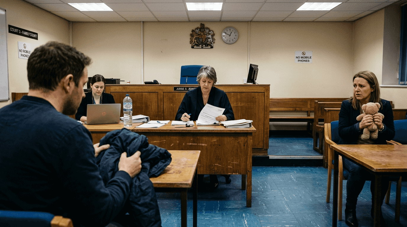 Judge presiding child arrangement hearing