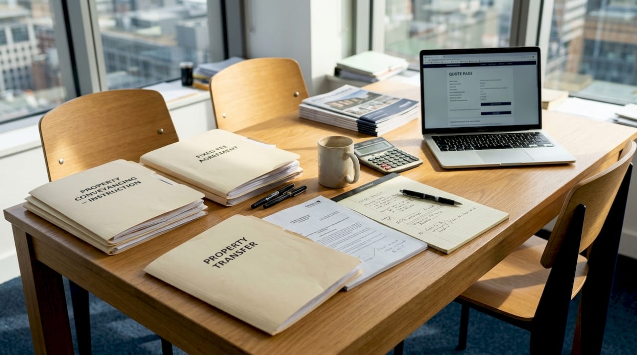 Compare conveyancing firms for transparent fixed fees