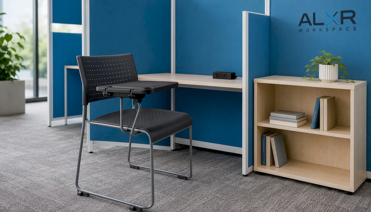 Twilight Stacker Chair with Writing Tablet