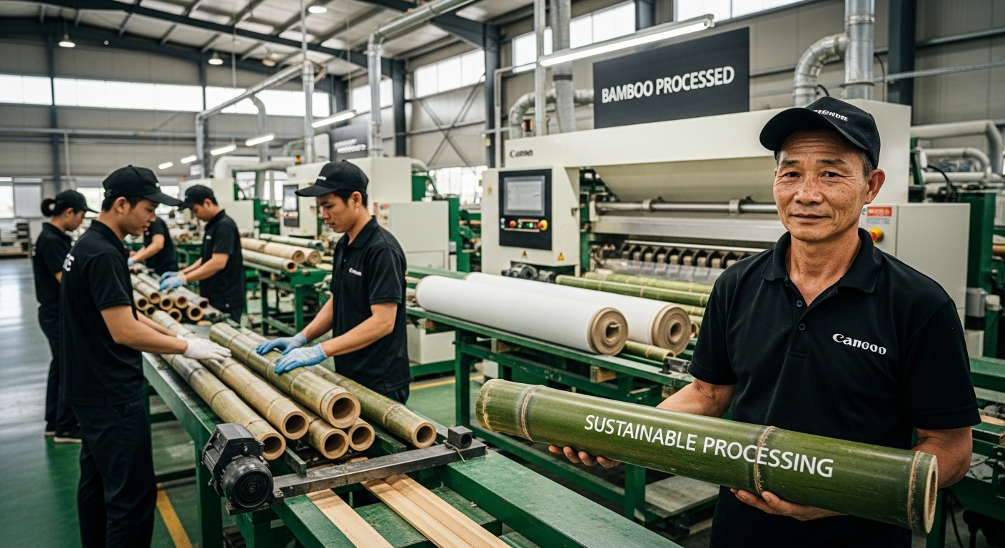 bamboo manufacturing processing