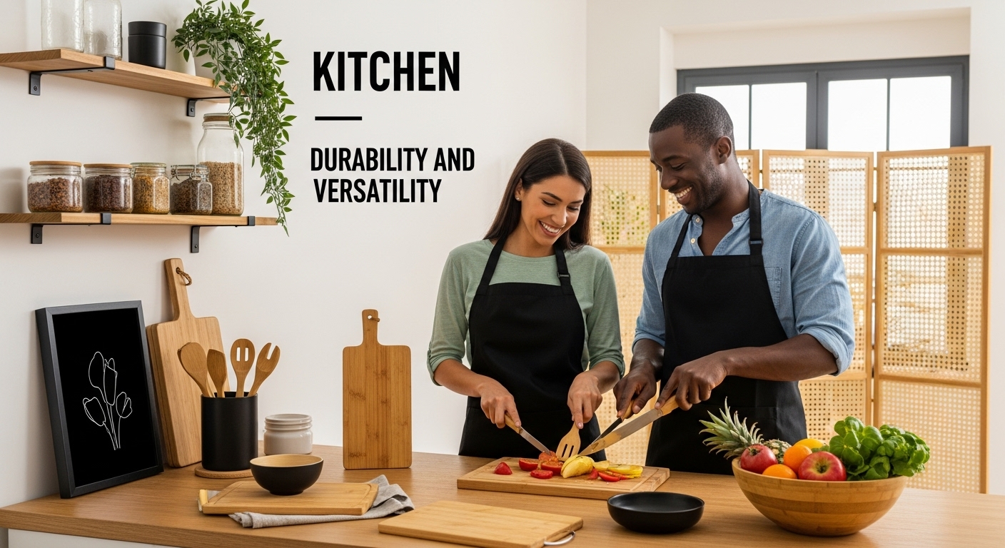 bamboo decor kitchen