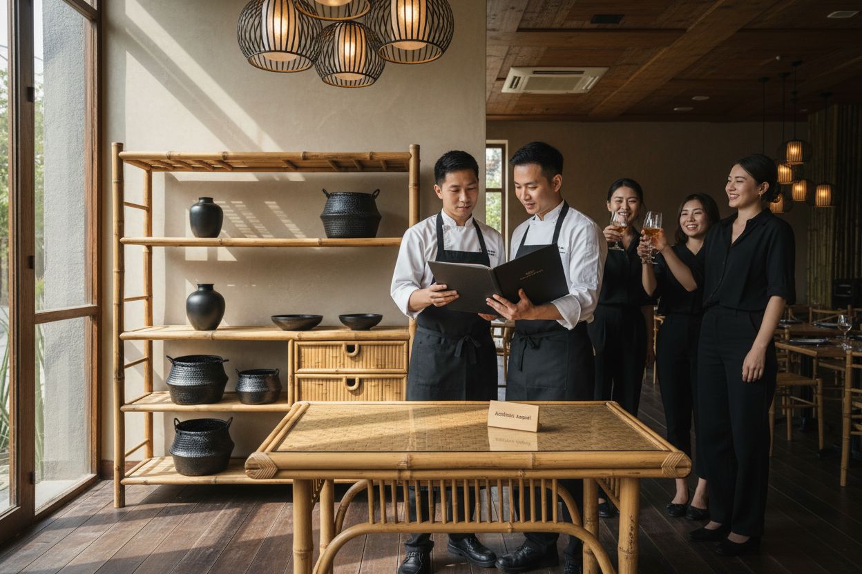 bamboo design restaurant aesthetics