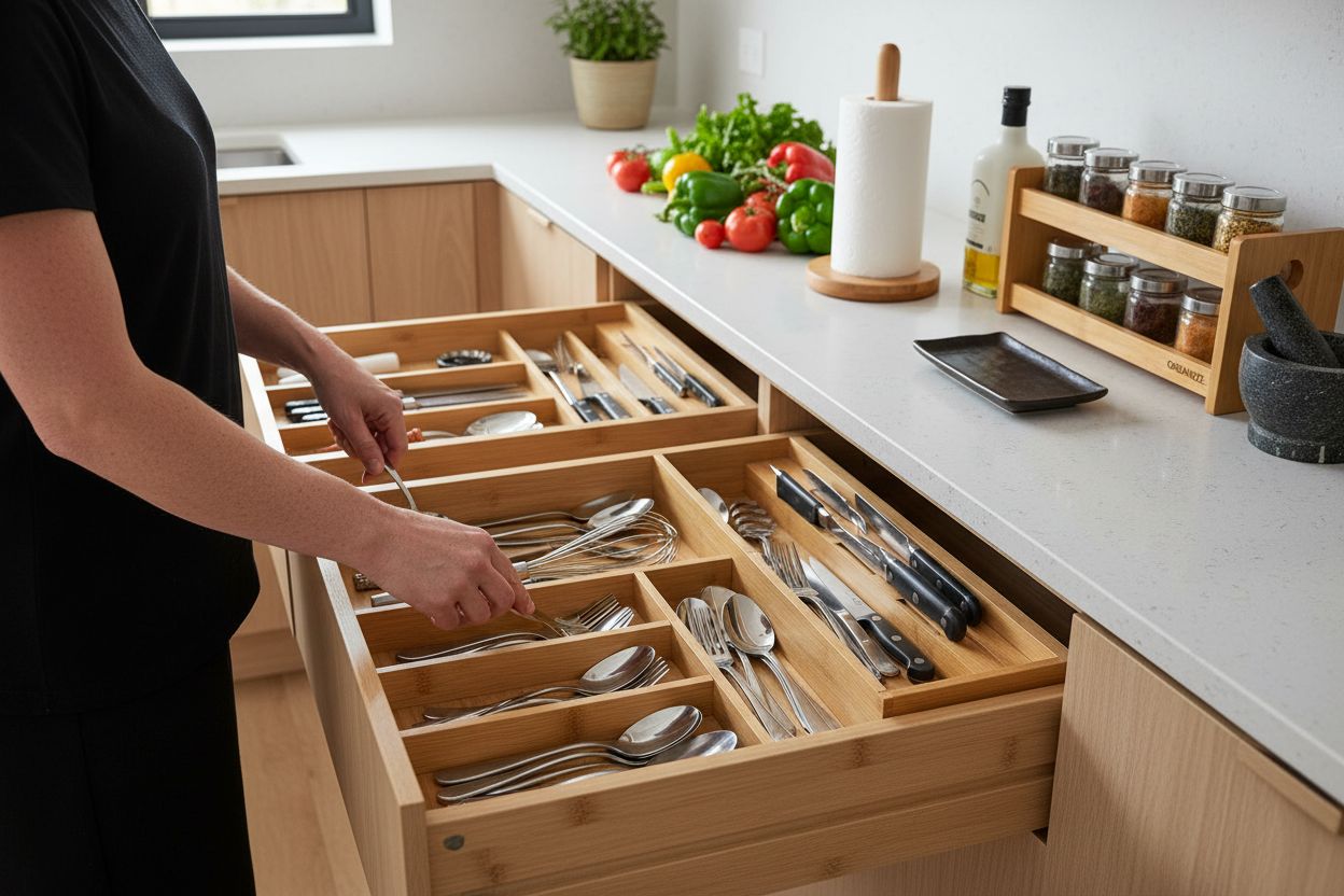bamboo kitchen storage