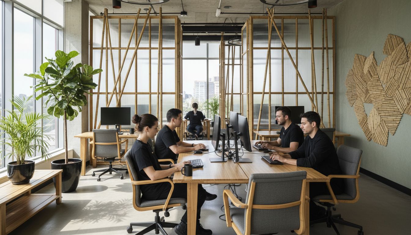 bamboo commercial space