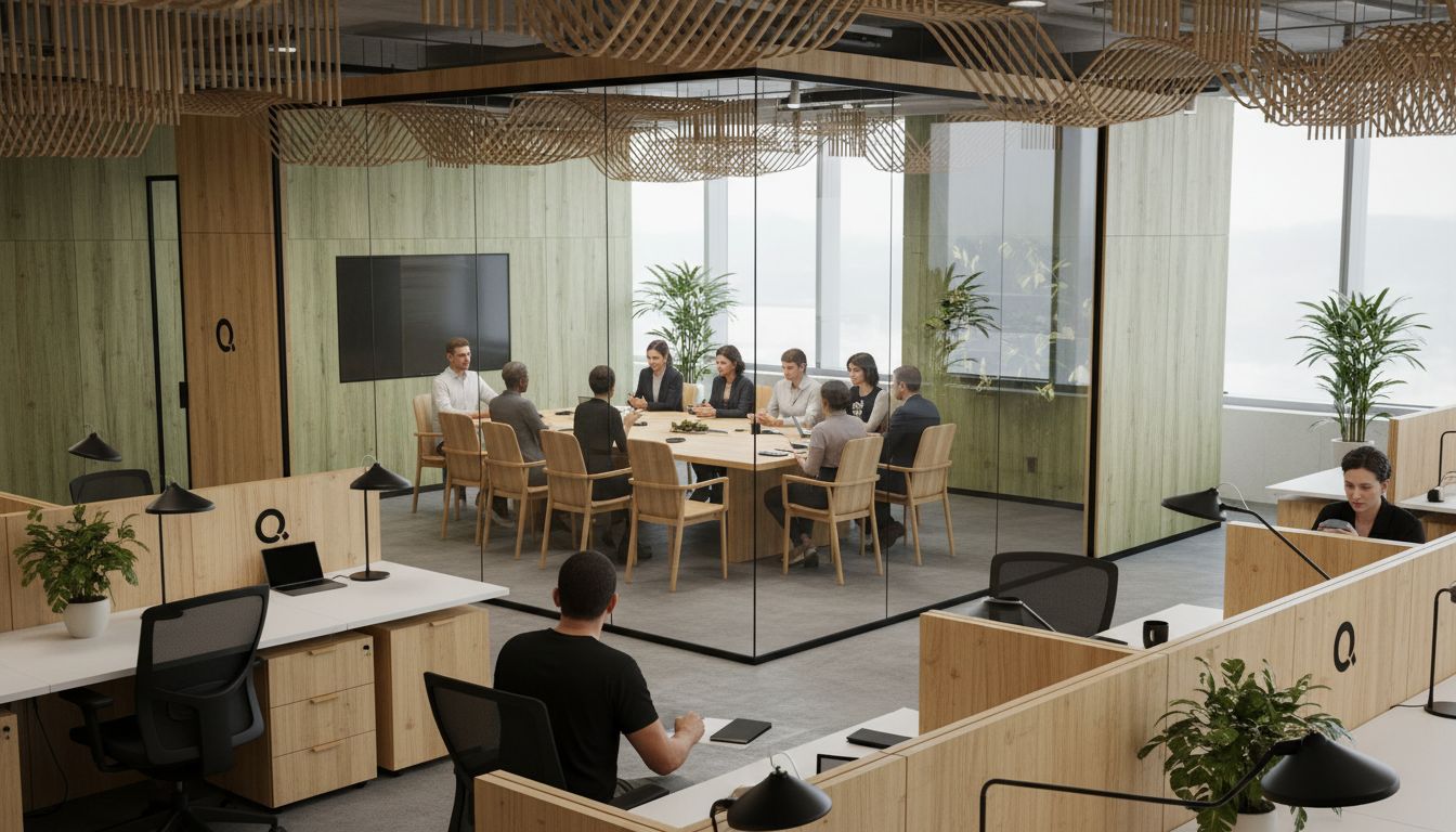 bamboo office design