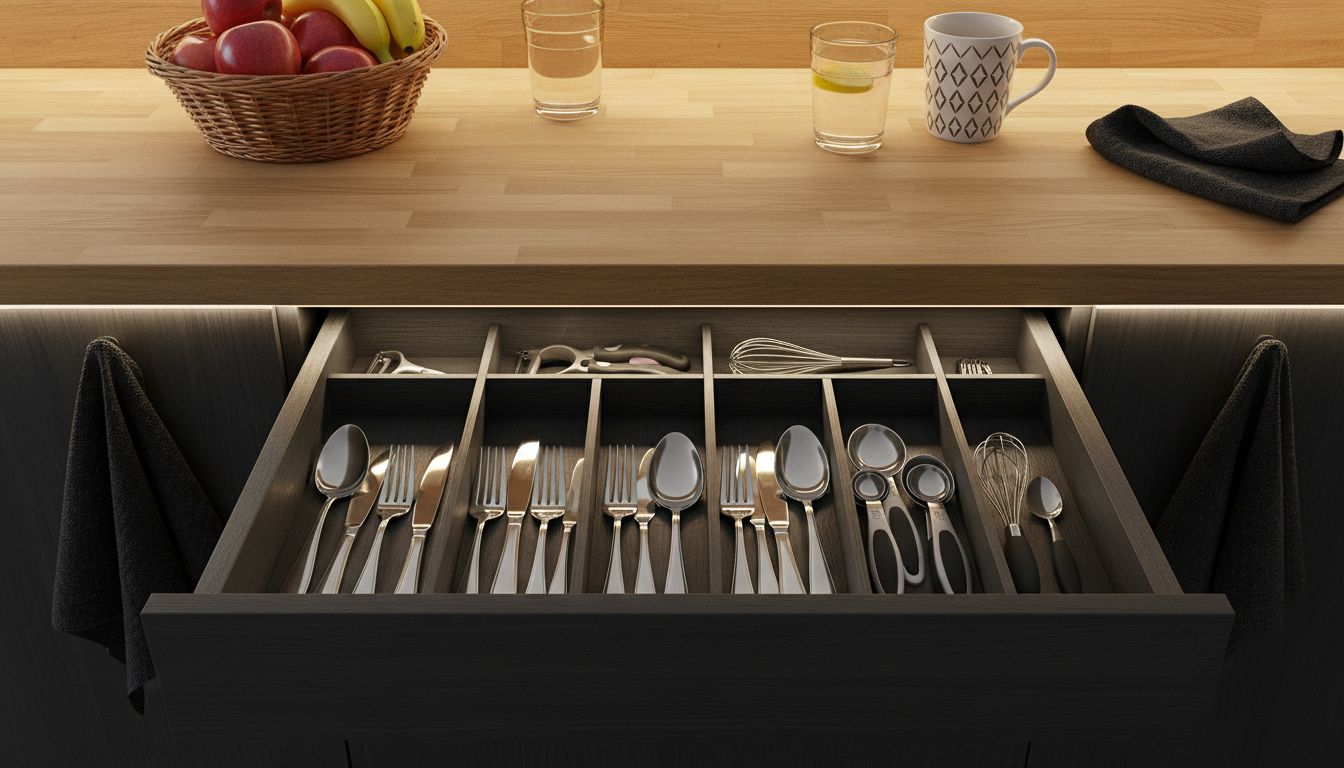 kitchen drawer organizer