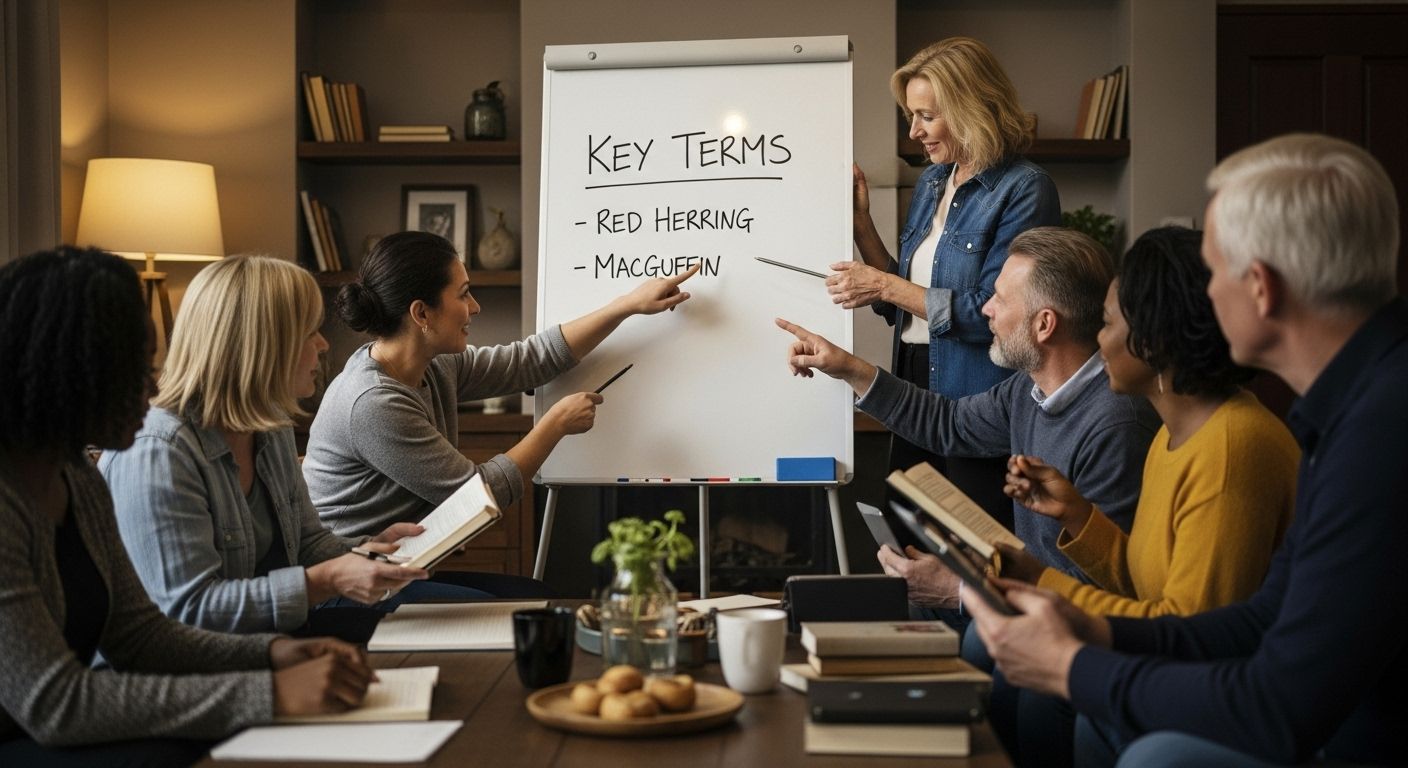 mystery fiction key terms