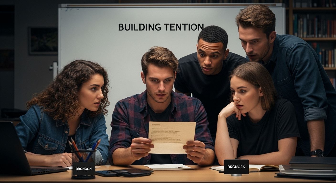 group solving literary suspense