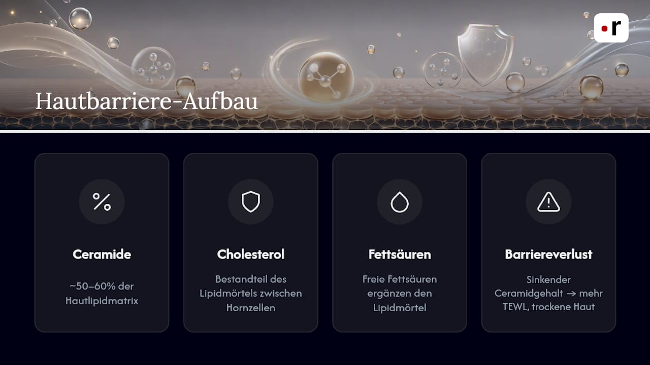 Aufbau der Hautbarriere durch Ceramide