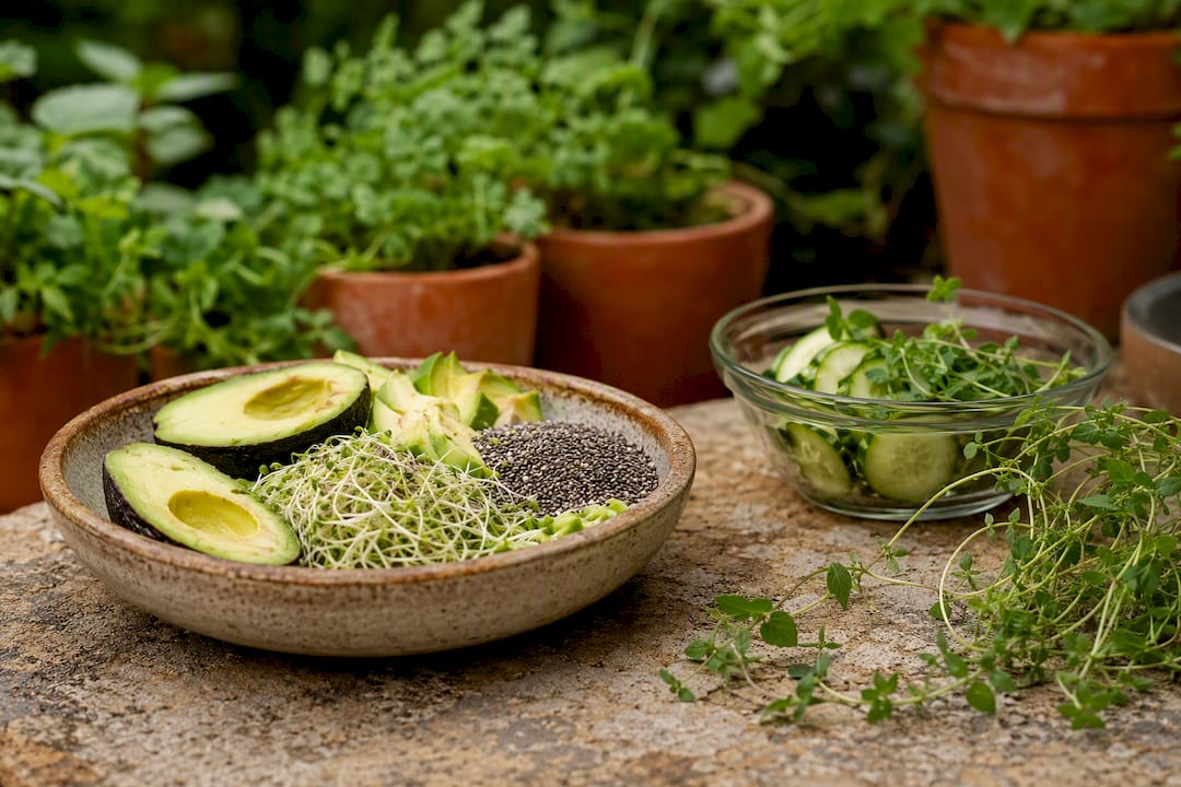 Nutrient-rich foods supporting skin health