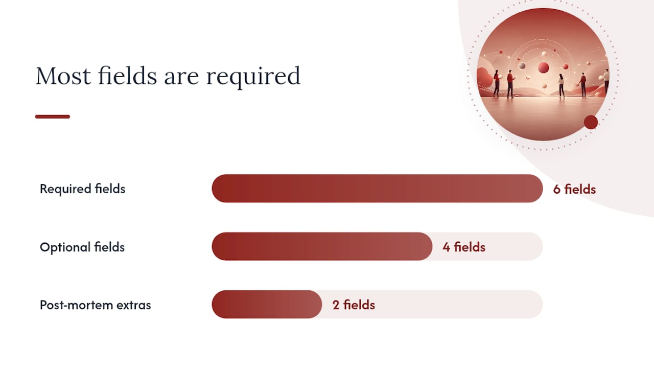 The fields that make a decision log entry actually useful — overview diagram