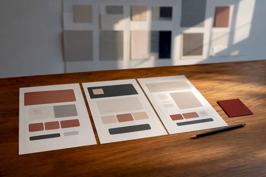 Design alternatives arranged for rationale review