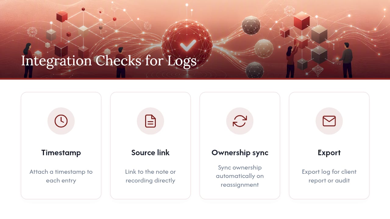 Four checks for evaluating a questions log tool
