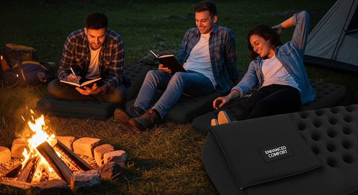 camping memory foam comfort
