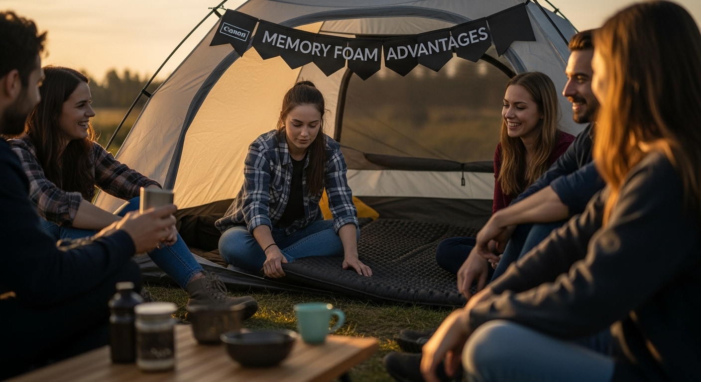outdoor memory foam camping