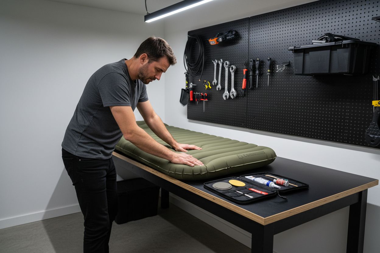 camping mattress inspection