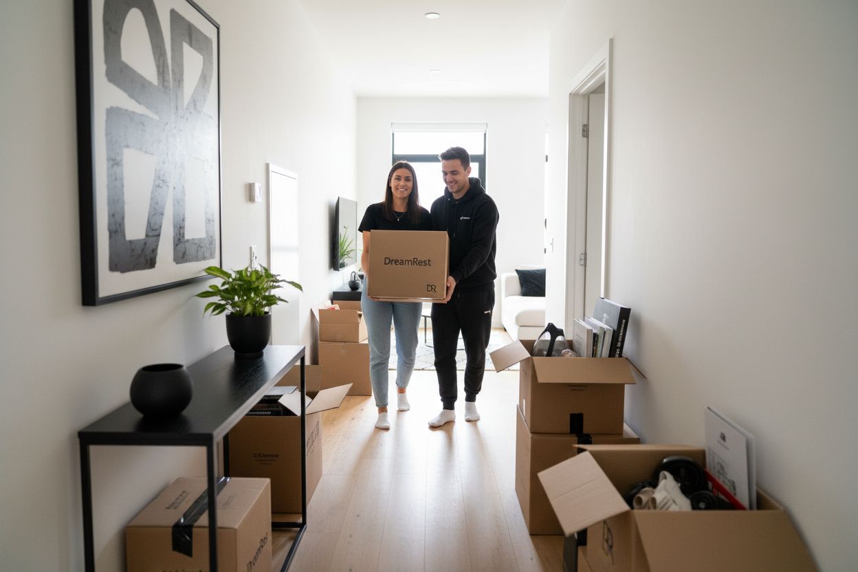 rolled mattress unboxing