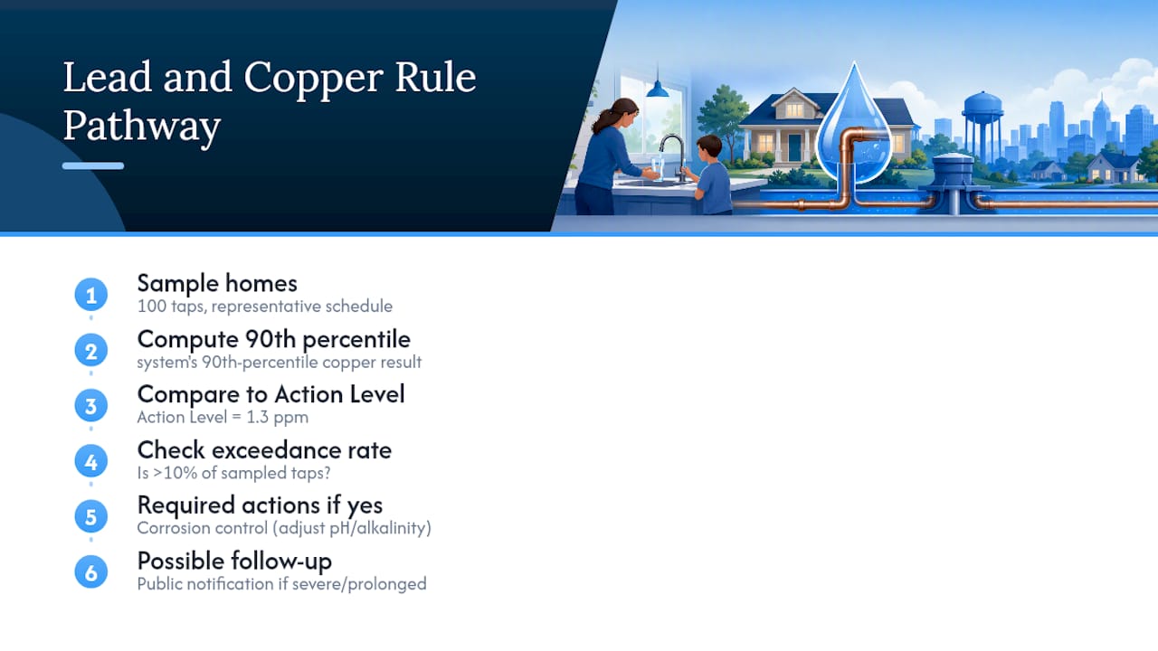 Lead and Copper Rule compliance pathway