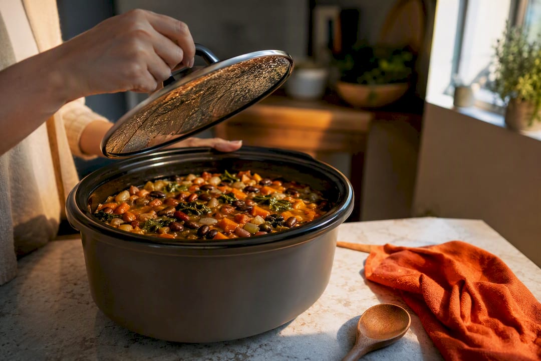 One-pot dinner revealed in slow cooker