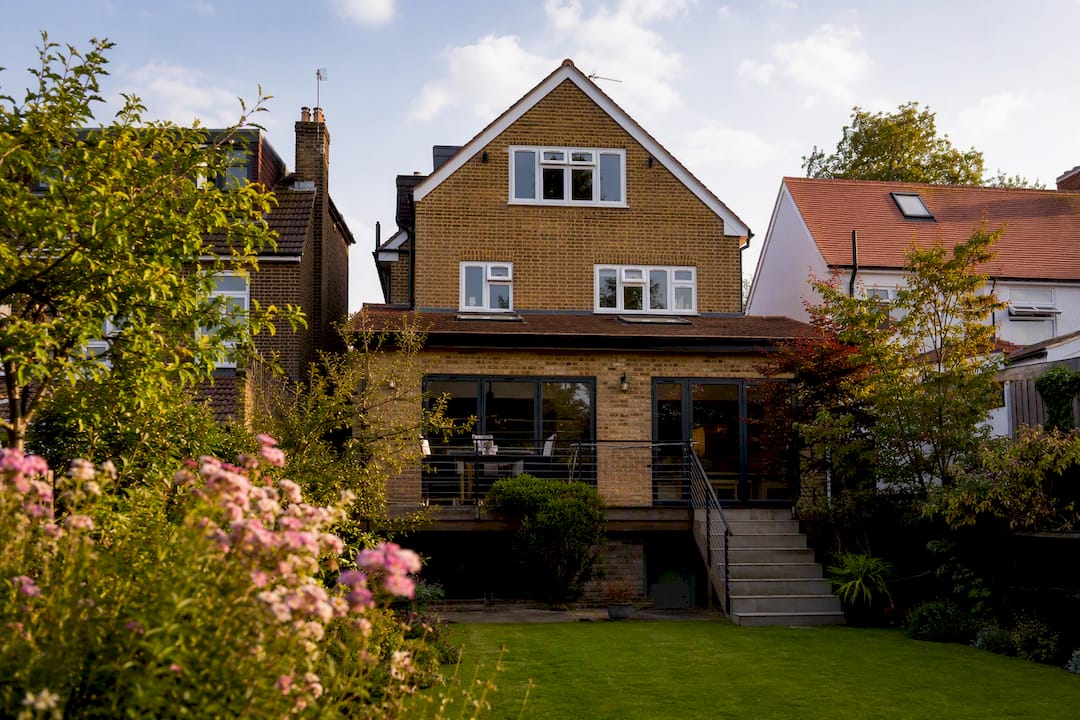 Hip-to-gable loft conversion on London detached house