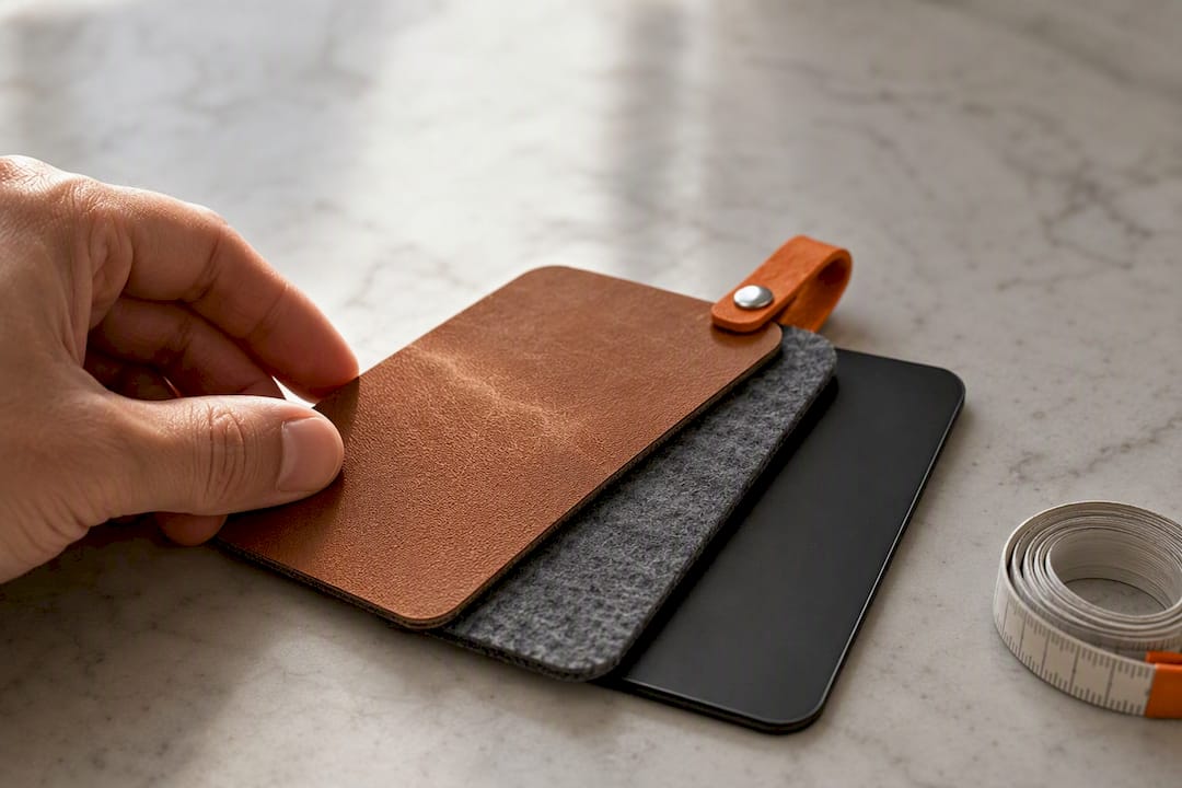 Vergleich der Materialien: Leder, Filz und TPU