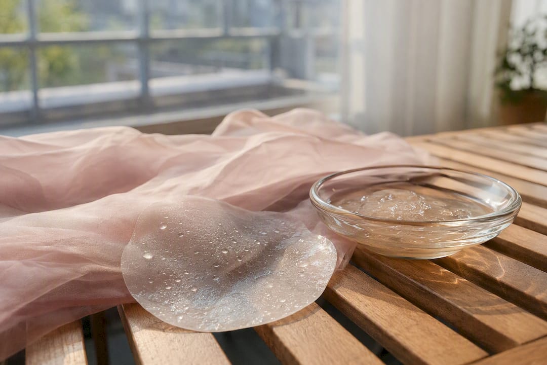 Hydrogel patch and serum embodying light hydration