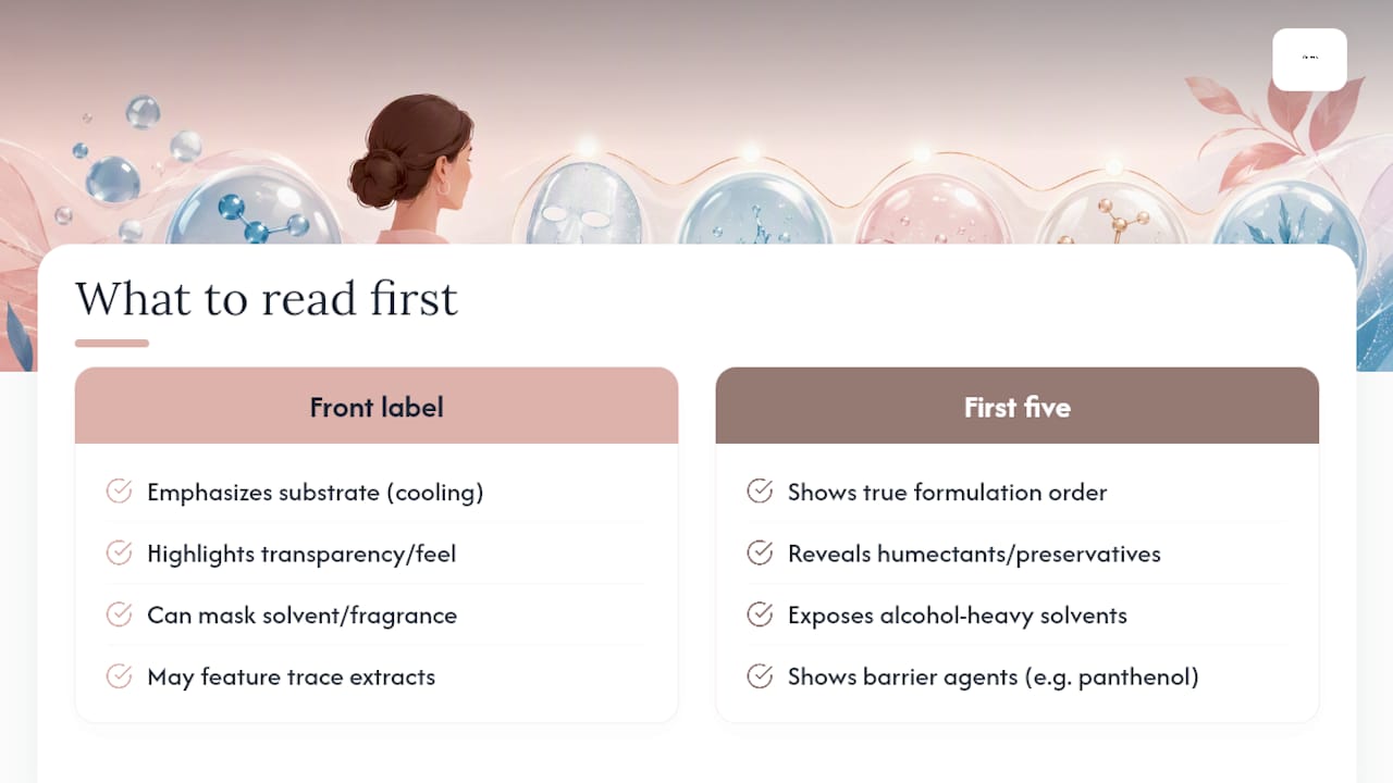 Why ingredient literacy beats brand loyalty — overview diagram