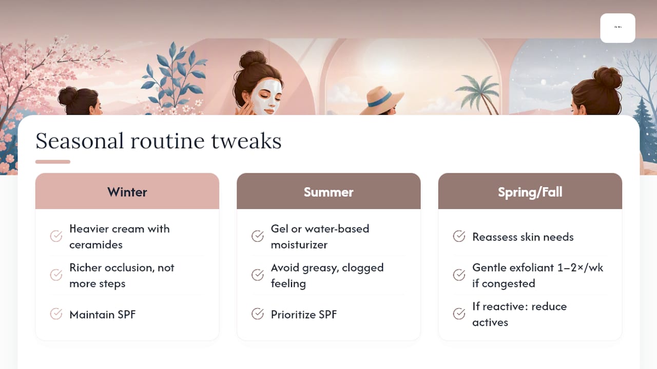 Adjusting Your Quick Routine for the Seasons — overview diagram