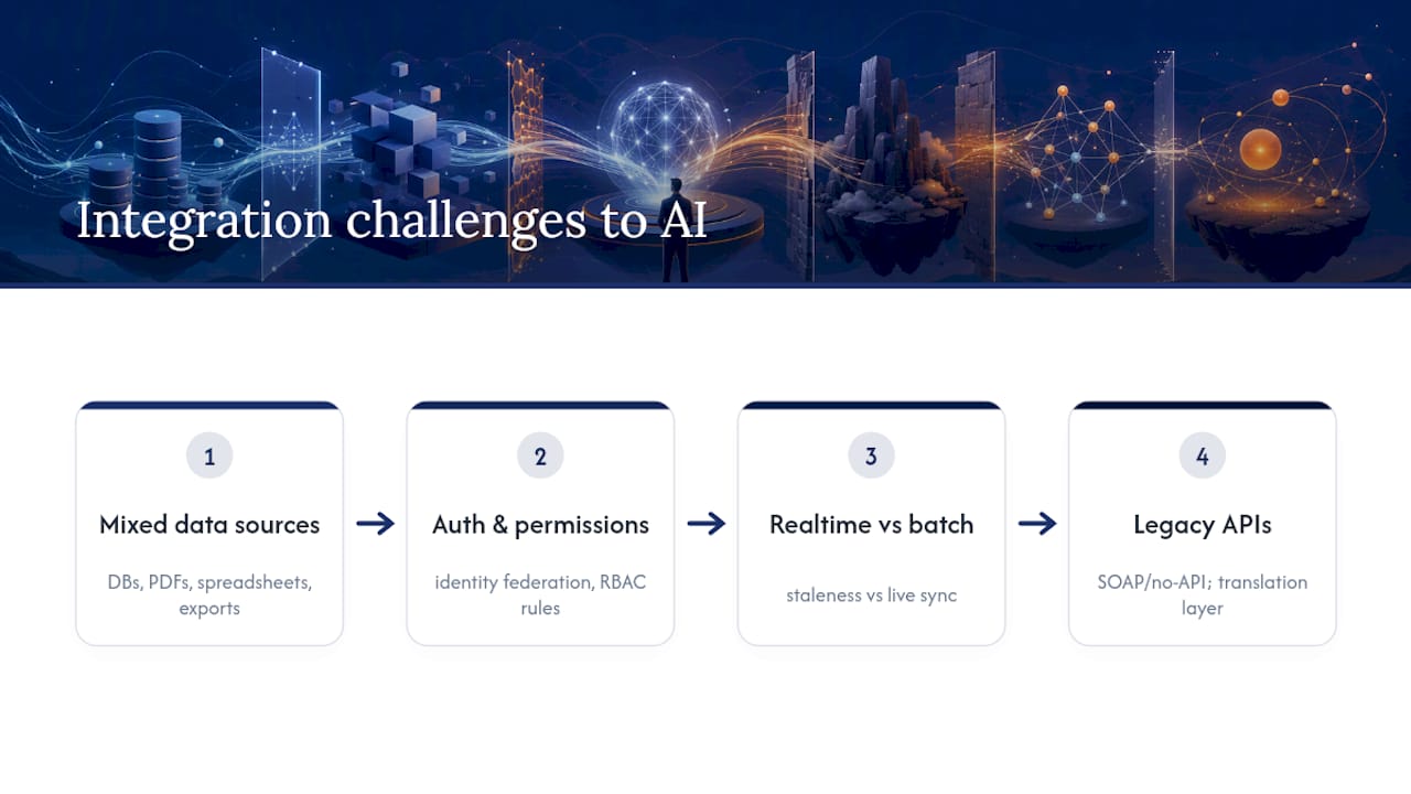 Four major AI integration challenges