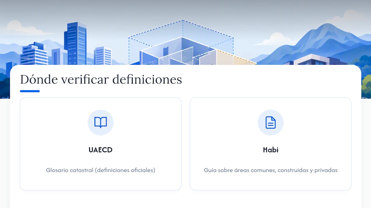 Dónde verificar definiciones y trámites oficiales — overview diagram