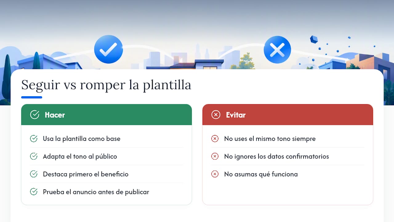 Perspectiva del editor: cuándo seguir la plantilla y cuándo romperla — overview diagram